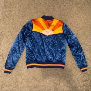 Classic Rock Couture Original Blue Rising Sun Bomber Jacket